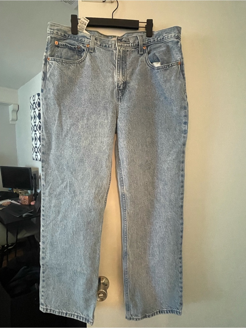 Women’s Levi’s Low Pro Straight Relaxed Light Blue Jeans - Classic Everyday Fit